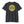 Charcoal t-shirt with yellow 'Made in the Image of God' design on the back against a white background