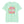 Mint green t-shirt with 'Saved by Grace' text and floral design on a white background