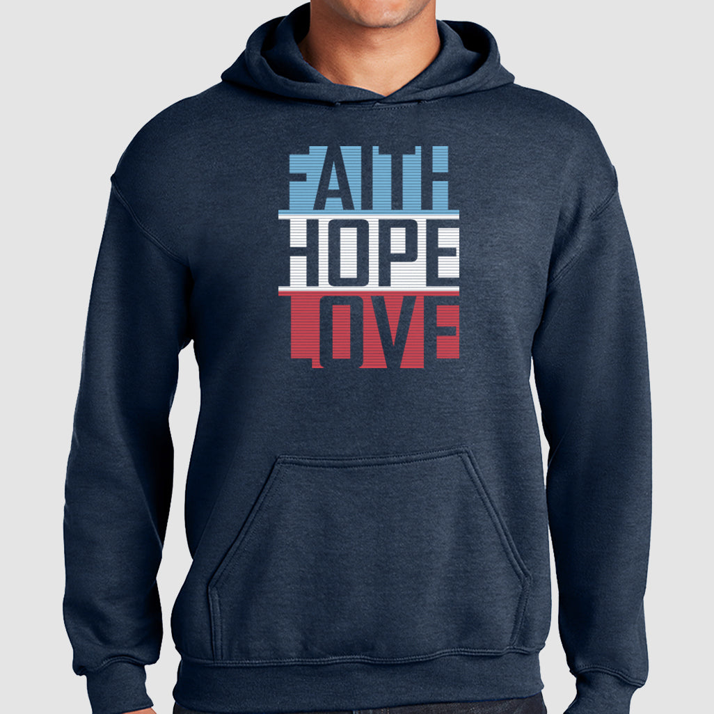 Faith Hope Love - Hooded Sweatshirt