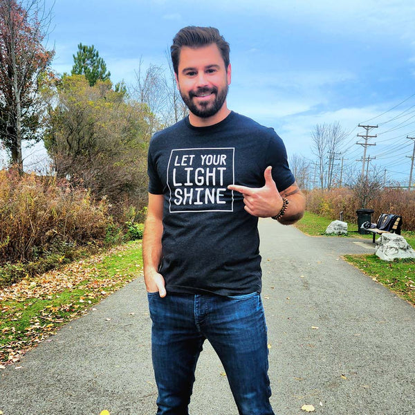 Let Your Light Shine Christian T Shirts Model