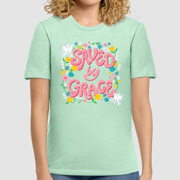 Saved By Grace - T Shirt