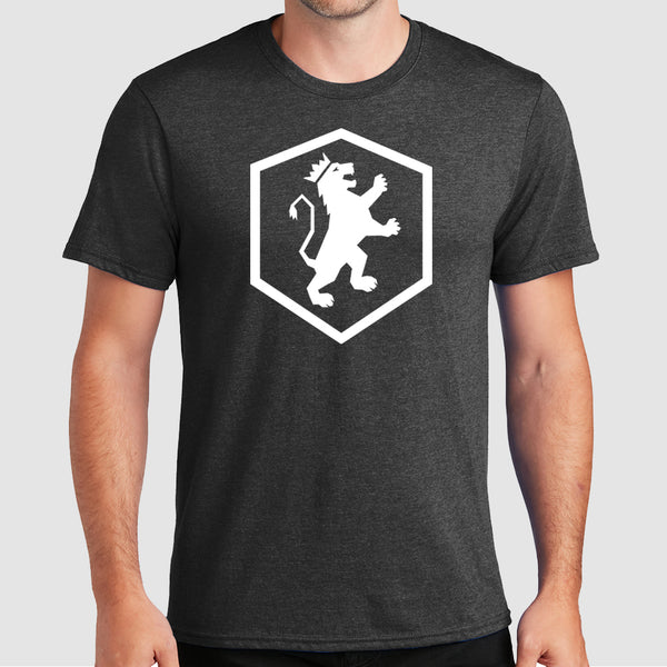 Sovereign Shirts Logo Christian T Shirts Charcoal Heather Dark Gray